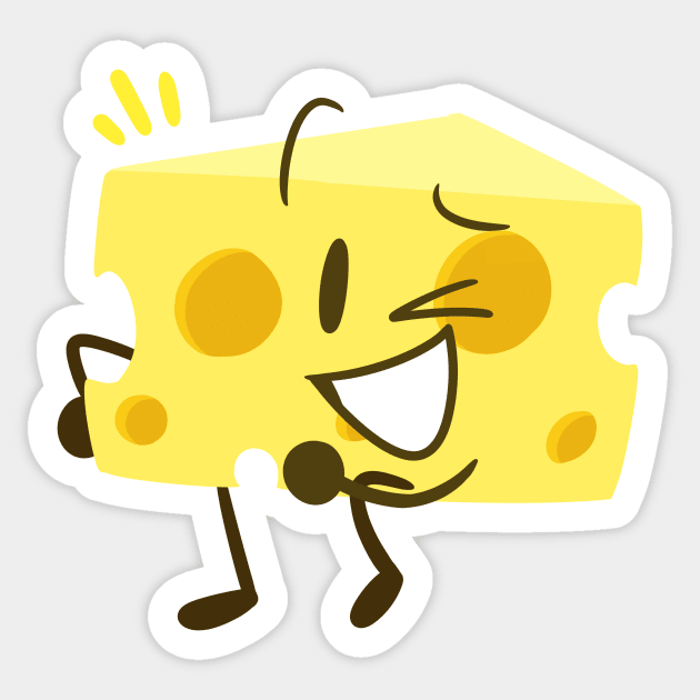 Cheesy (Inanimate Insanity) Sticker by PuppyRelp